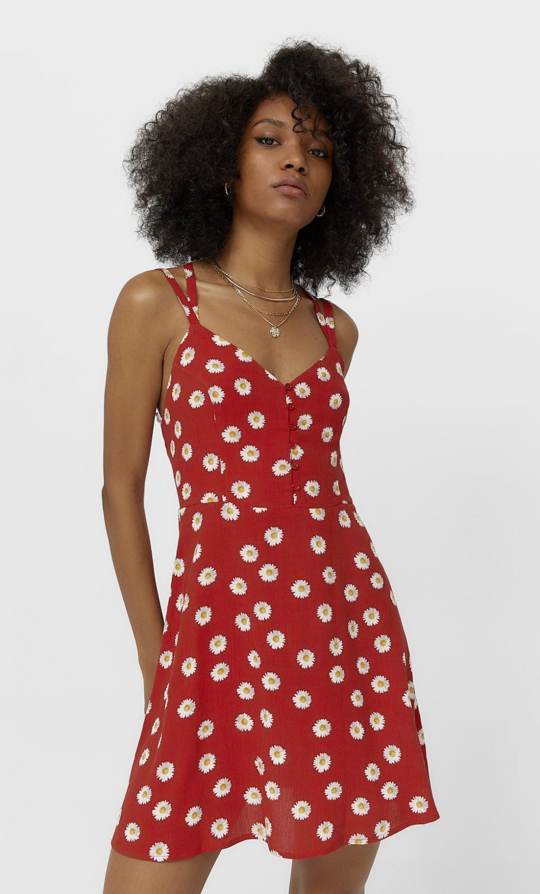 vestido verano stradivarius