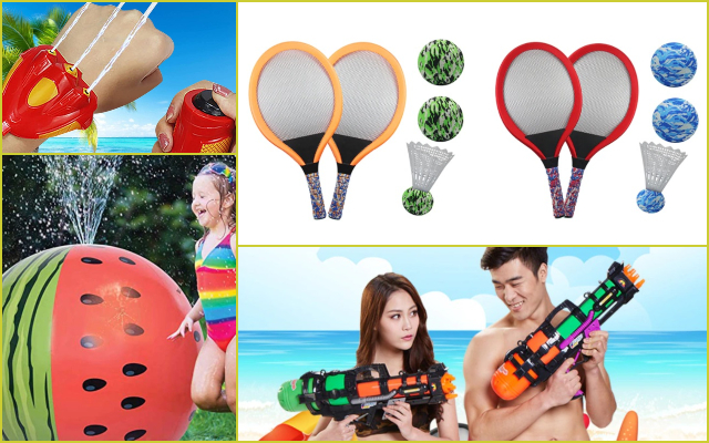 Aliexpress: palas, pistolas de agua y otros juegos veraniegos por muy poco dinero