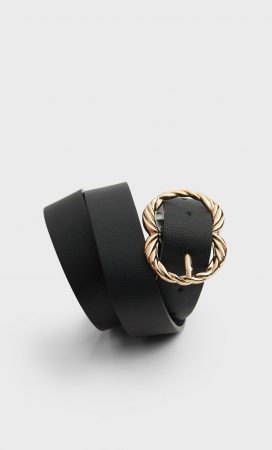 Cinturón hebilla labrada