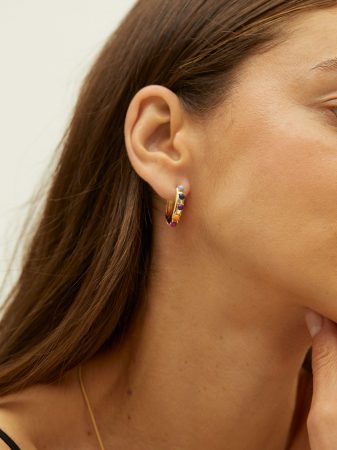 Pendientes de Aro Abalorios