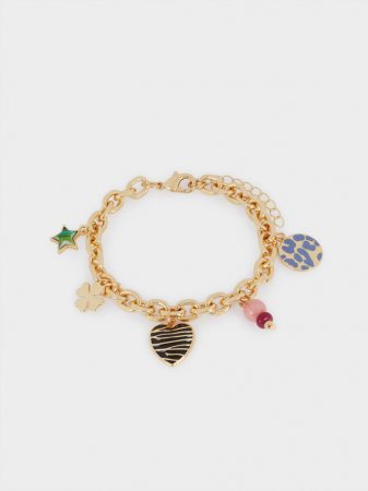 Pulsera Con Charms Multicolor