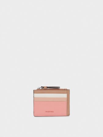 Tarjetero Liso con Monedero