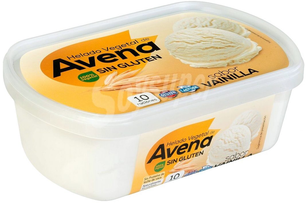 helado de avellana