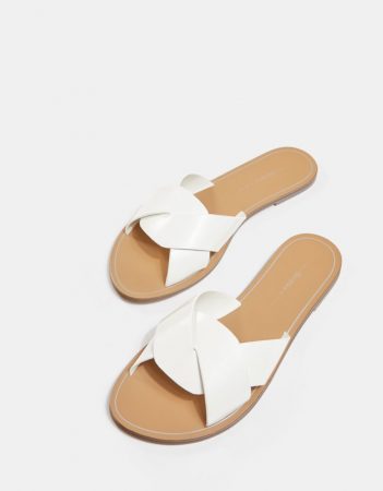 sandalias mule bershka