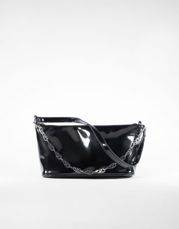 Bolso efecto charol cadena Bershka