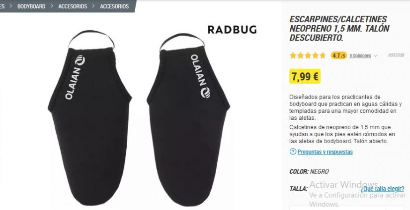 Los escarpines de Decathlon a 9,99 euros que compra todo el mundo 9 Merca2.es Escarpines/Calcetines Neopreno 1,5 mm