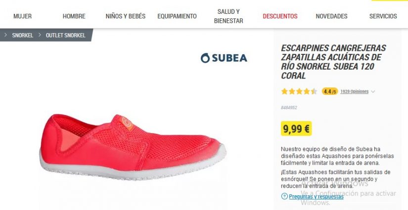 Los escarpines de Decathlon a 9,99 euros que compra todo el mundo 3 Merca2.es Escarpines Cangrejeras- Decathlon