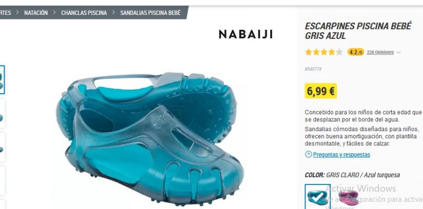 Los escarpines de Decathlon a 9,99 euros que compra todo el mundo 8 Merca2.es Escarpines Piscina Bebé