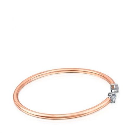 Esclava ATELIER 24/7 de oro rosa con diamantes Tous 