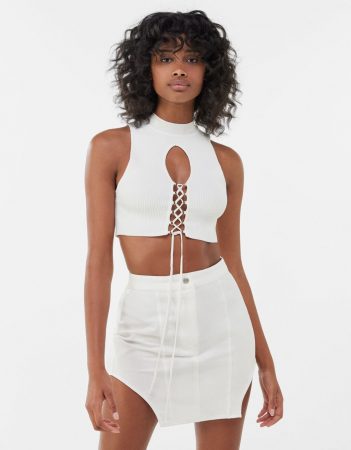 Falda mini aberturas laterales