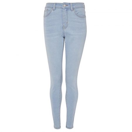 Vaquero pitillo muy elástico con efecto lavado claro Primark