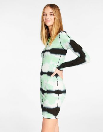 Vestido tie dye cortes curly