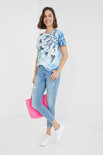 Camiseta básica regular Desigual