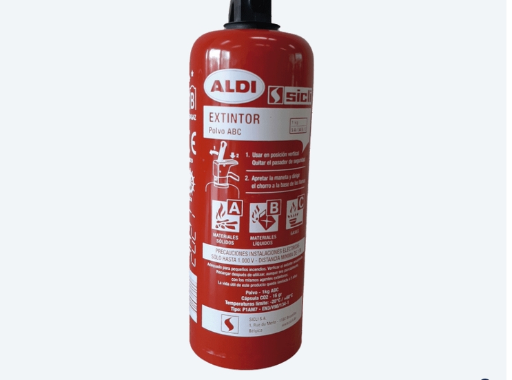 extintor de fuego universal