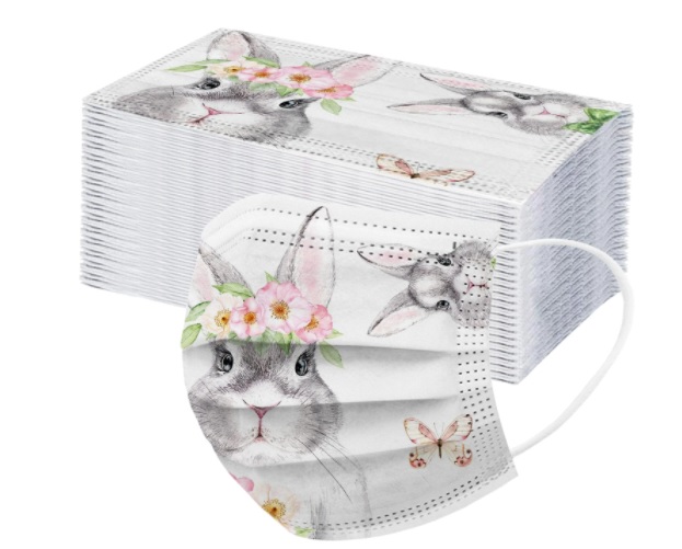 mascarilla conejito Pascua