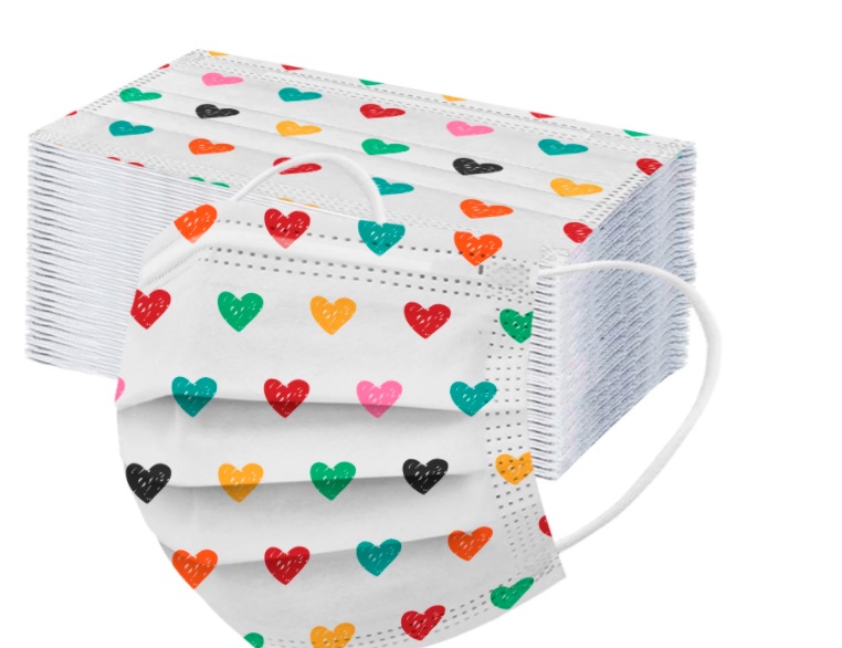 mascarillas corazones