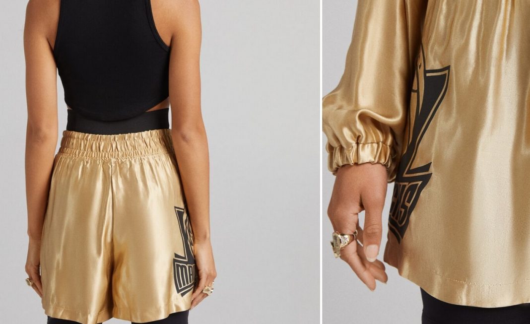 Bermudas satinadas brillo