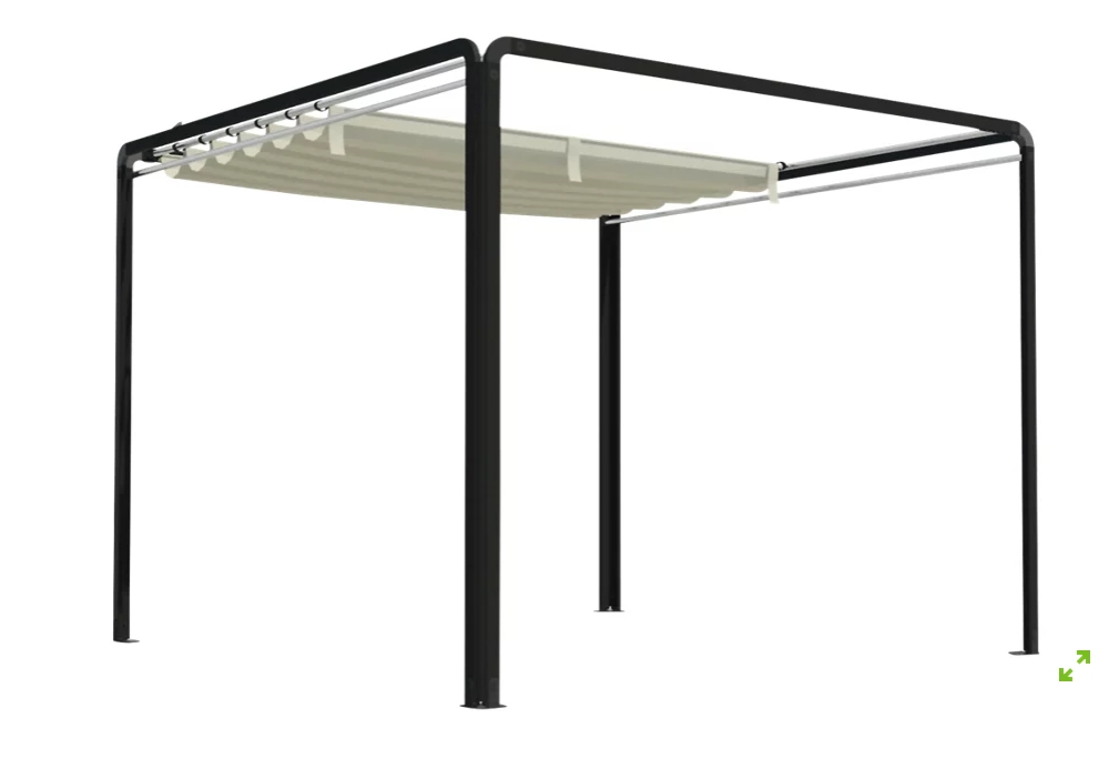 pérgola de aluminio