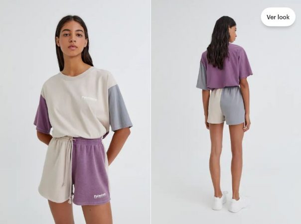 Bermuda jogger color block Pull&Bear 