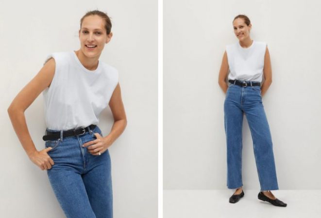 Camiseta hombreras algodón orgánico  