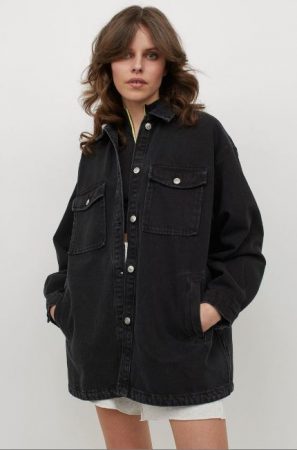 Chaqueta camisera oversize H&M