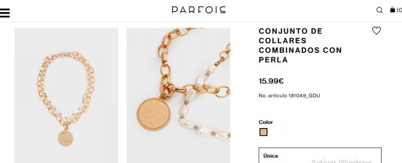 Conjunto De Collares Combinados Con Perla