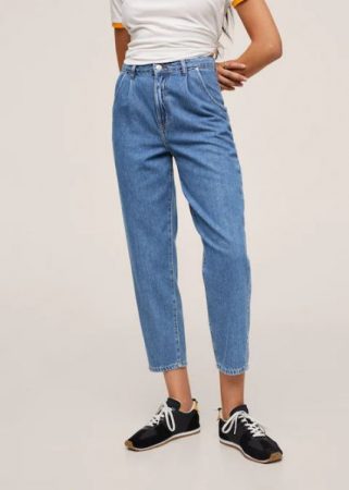 Jeans slouchy pinzas 