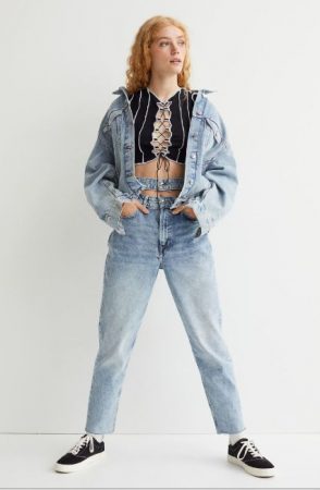 Mom High Ankle Jeans