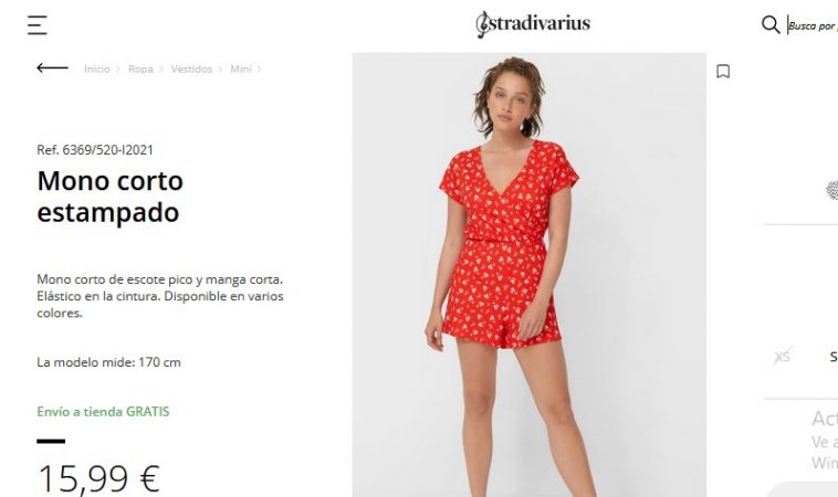 Mono corto estampado