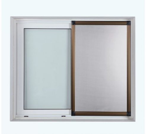 Mosquitera ventana corredera de color bronce de 70x130 cm