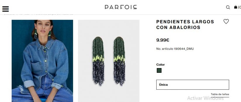 Pendientes Largos Con Abalorios- Parfois