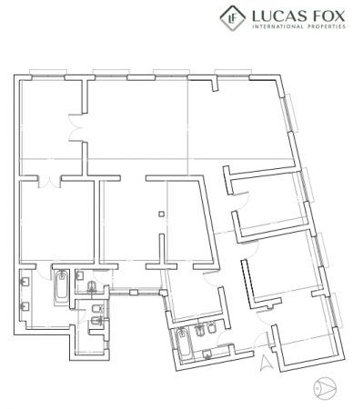 Lujo cervantino: vivienda de Lucas Fox por 1,3 M€ en el barrio de las letras 1 Merca2.es Plano casa Merca2.es