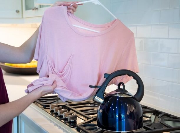 Prueba con una tetera ropa