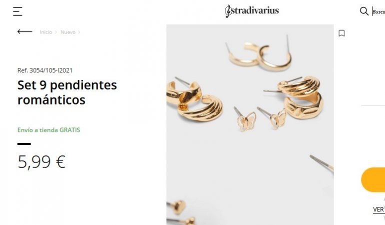 Set 9 pendientes románticos