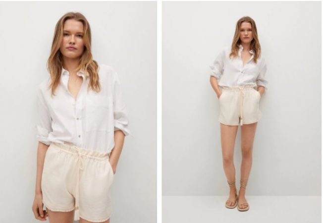 Short cordón ajustable 