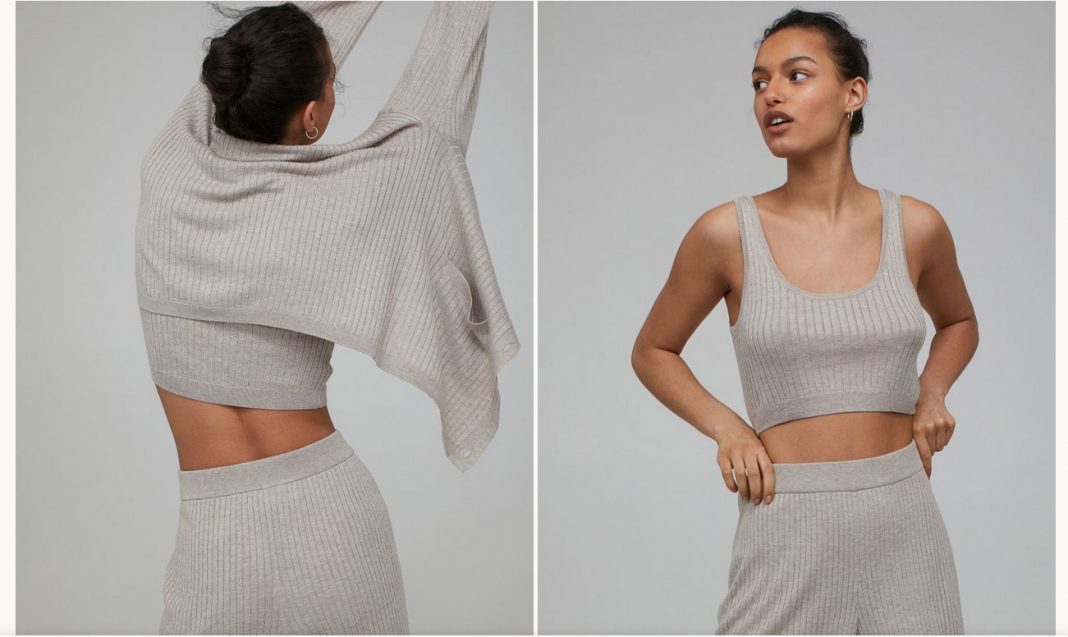 pantalón corto canalé