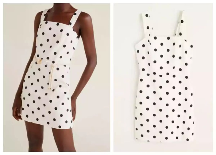 Vestido acampanado corto