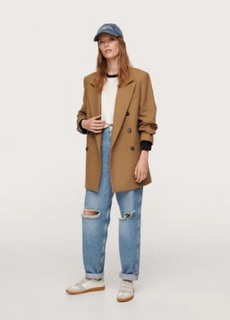 Mango estrena colección: estas son las mejores americanas para otoño 55 Merca2.es Americana doble botonadura lana Mango