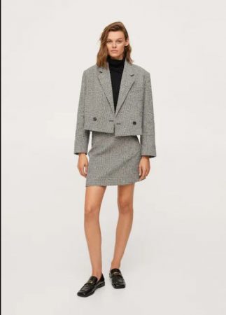 Mango estrena colección: estas son las mejores americanas para otoño 56 Merca2.es Americana pata de gallo