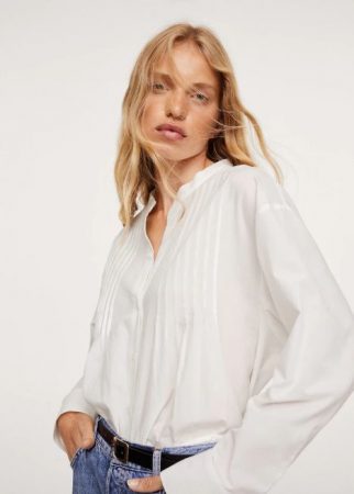 Blusa 100% algodón mango