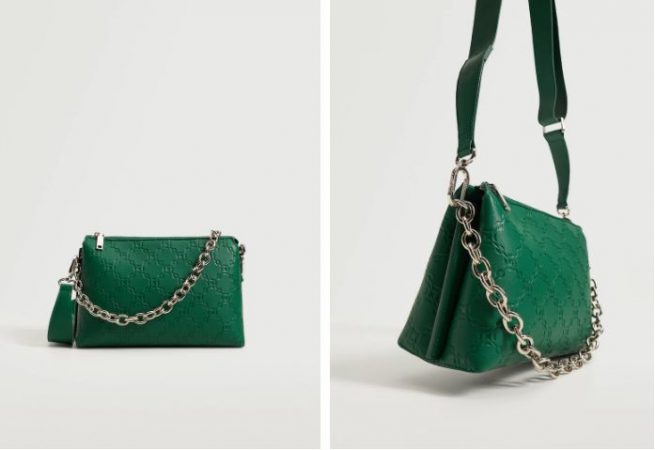 Bolso grabado cadenas  Mango