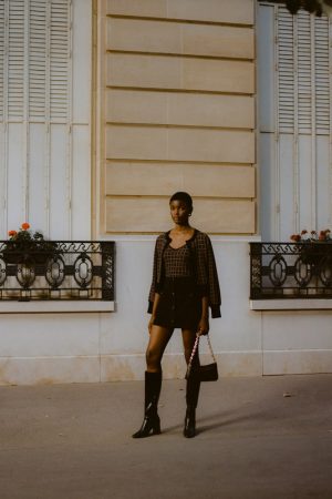 Chaqueta corta estructura