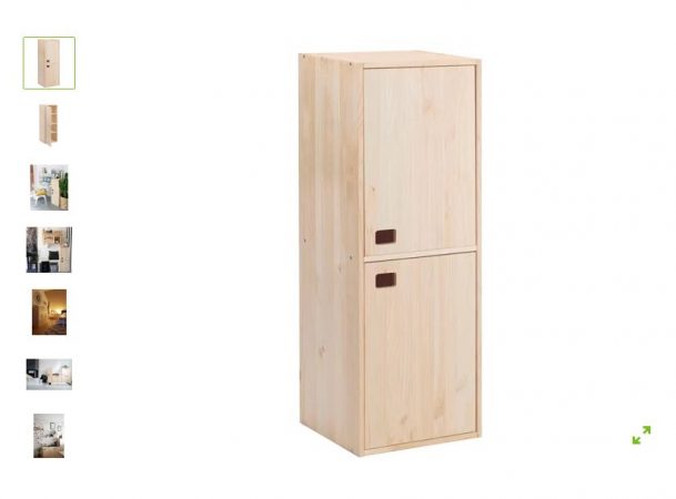 Estantería de madera