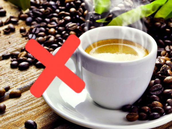 Evitar el exceso de cafeína Tension