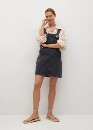 Pichi denim negro Mango