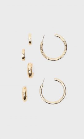 Set 3 aros básicos Stradivarius