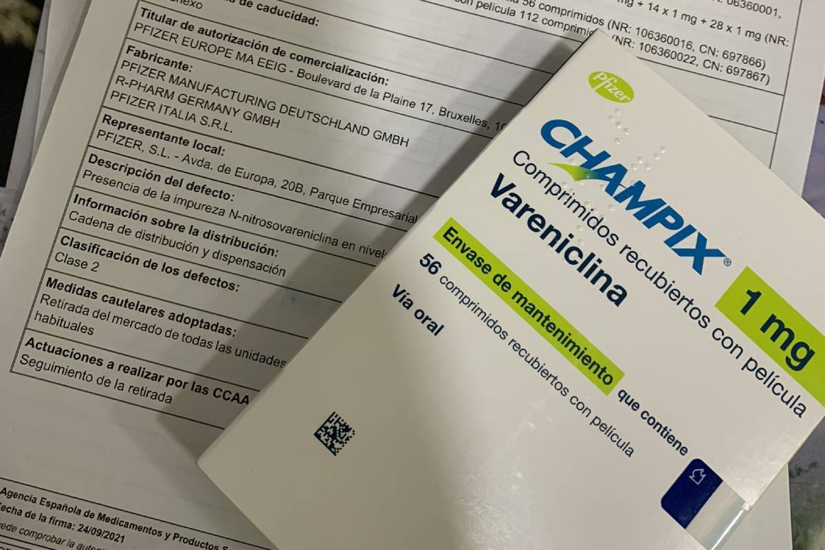 ¿Por qué han retirado los lotes de Champix, la pastilla para dejar de fumar?