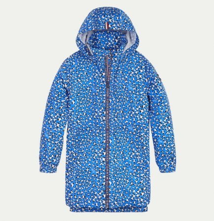 parka niña con estampado