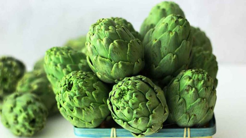 ingredientes receta alcachofas