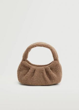 Bolso textura borreguito